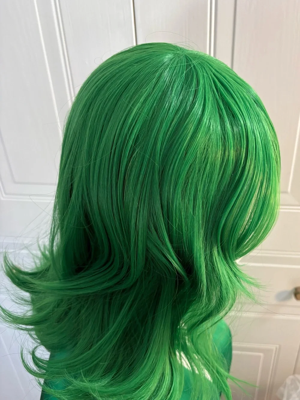 Short Green Synthetic Party Halloween Cosplay Wig NWOT